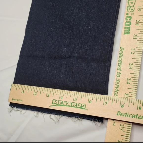 Flying Monkey Black Label Jeans Black and Blue Cropped Stretch sz 25 - Picture 10 of 11